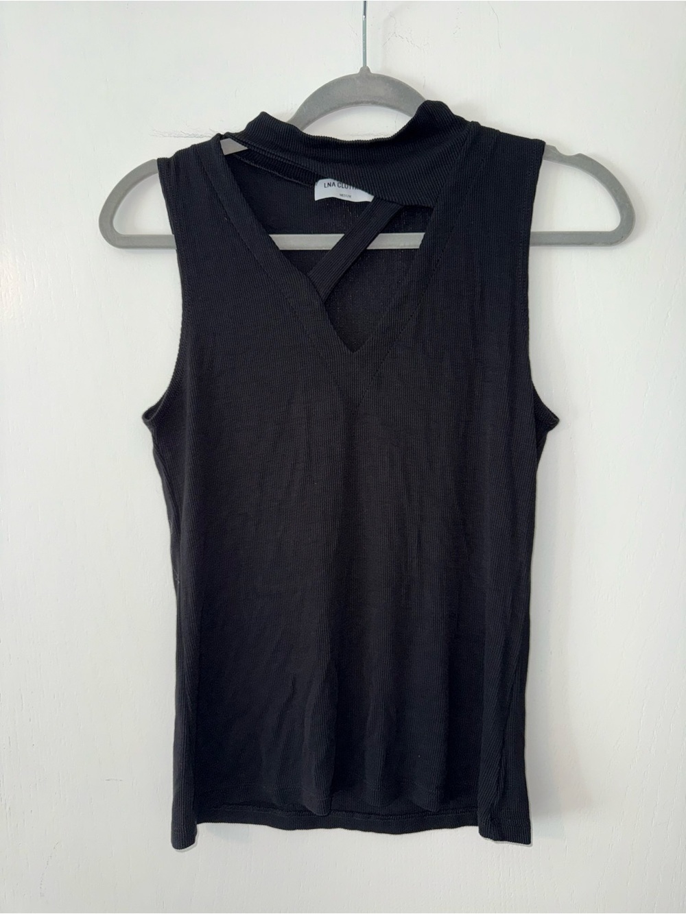LNA Sleeveless Tank with cut outs